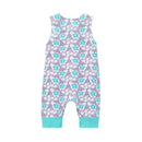 Summer Cute Sheep Baby Rompers Sleeveless Boy Breathable Jumpsuit (3-6M)