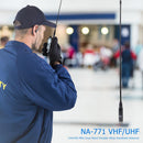 NA-771 Dual Band 144/430MHZ SMA-M Male Antenna for Yaesu BAOFENG Vertex Rad