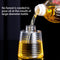 Electric Olive Oil Spray Bottle Soy Sauce BBQ Kitchen Vinegar Jar (Black)