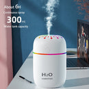 USB Night Light Air Humidifier Home Car Desktop Aroma Oil Diffuser (White)