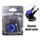 MTB Bike Headset Cover w/ Screw Bicycle Fork Tube Stem Cap Covers (Blue) Newly