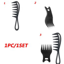 Anti-static Salon Styling Tool Hairdressing Back Head Styling Wide Tooth Comb