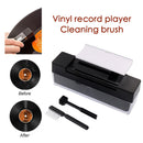 2 in 1 LP Vinyl Record Cleaner Cleaning Brush Dust Remover Kits for Turntab