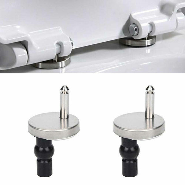 Chrome Replacement Hinge Toilet Seat Hinges Fittings Screws Toilet Linker