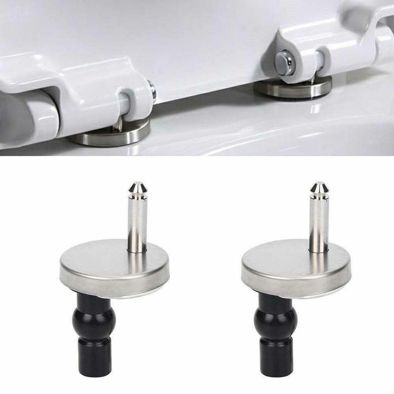 Chrome Replacement Hinge Toilet Seat Hinges Fittings Screws Toilet Linker