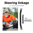 Steering Rod Links Kits for 1/24 RC Crawler Axial SCX24 AXI90081 (Black)