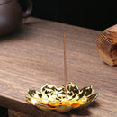 Buddhism Lotus Incense Plate Yoga Studios Nasturtium Incense Line Holder Censer
