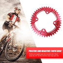VXM 104BCD 40T/42T MTB Bike Narrow Wide Chainring Single Speed (Red 40T)