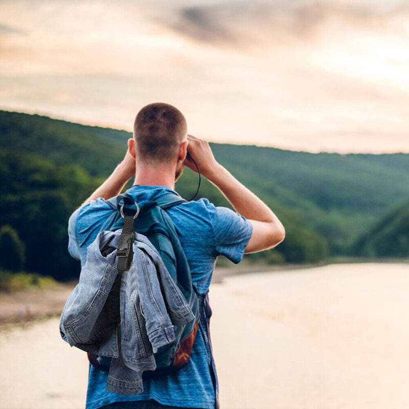 Portable Luggage Strap Holder Nylon Travel Backpack Handbag Belt Buckle Clips