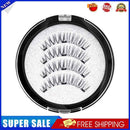 4pcs Reusable False Eyelashes 6D Extended Thick Magnetic Eyelashes Makeup Tool