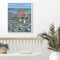 Frameless Oil Paint By Numbers Beach Chair DIY Canvas Picture Craft Kit