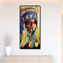 Lady 5D DIY Full Round Diamond Painting Rhinestone Cross Stitch for Modern