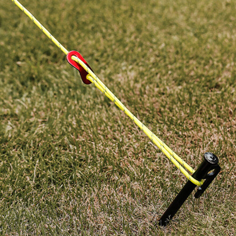 20pcs Outdoor Camping Tent Parachute Cord Rope Buckle Cord Buckle Fastener Ki