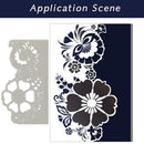 Lace Flower Border Metal Cutting Dies Scrapbooking Embossing UK Card Craft E6B4