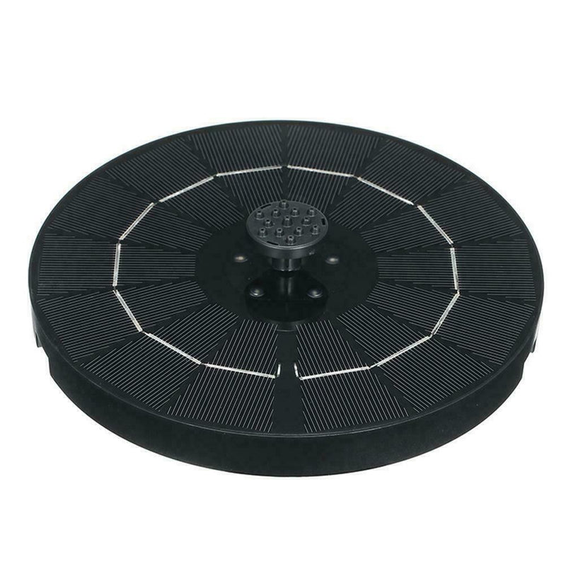 Solar Fountain Powered Bird Bath Floating Water Pump 2022 Pond Home Garden R0F5