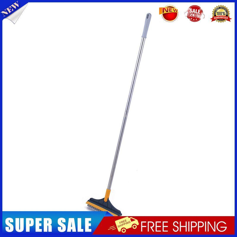 Two-In-One Design Clean Brush Dismountable Handle Bathroom Scrubber (Green)