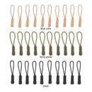 20x Zipper Puller End Rope Replacement Backpack Fix Cord (Army Green)