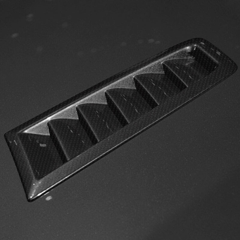 For Focus RS MK2 Style Plastic Car Hood Vents Universal Carbon Fiber Texture