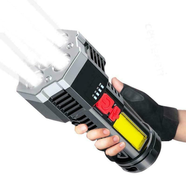 Five-nuclear Explosion Led Flashlights Strong Lights Rechargeable Super Brights