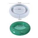 Coaster Tray Cake Mold Candlestick Mold Oval Shape Silicone Mold Candle Holder