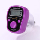 0-99999 LCD Finger Counter LED Luminous Electronic Tally Counter (Green)