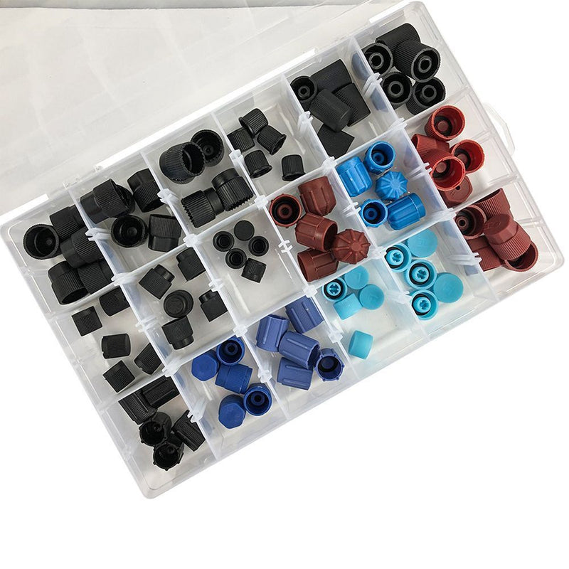 Dust Caps Set Dust Cap Air Conditioning Valve Core Cap for Car Air Conditioning