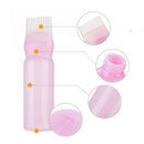 Multicolor shampoo bottle Hair dye bottle comb tooth bottle Refillable Bottle