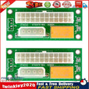 2pcs ATX 24Pin to SATA Molex 4Pin Dual PSU Power Card Newly