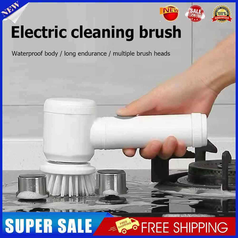 #A Multifunction Rechargeable Cleaning Brush Waterproof for Household Washing To