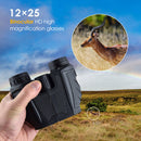 12X25 Binoculars Professional HD Pocket Waterproof Camping Observation Telescope