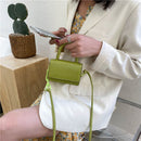 Alligator Pattern Shoulder Crossbody Bag Women PU Leather Mini Handle Tote Purse