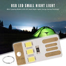0.2W 5V Small LED Light Outdoor Camping Emergency Mini Flashlight (White) Newly