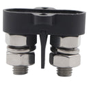 Heavy Duty M10+M8 Power Cable Distribution Stud 5/16 inch Bus Bar Terminal Bl