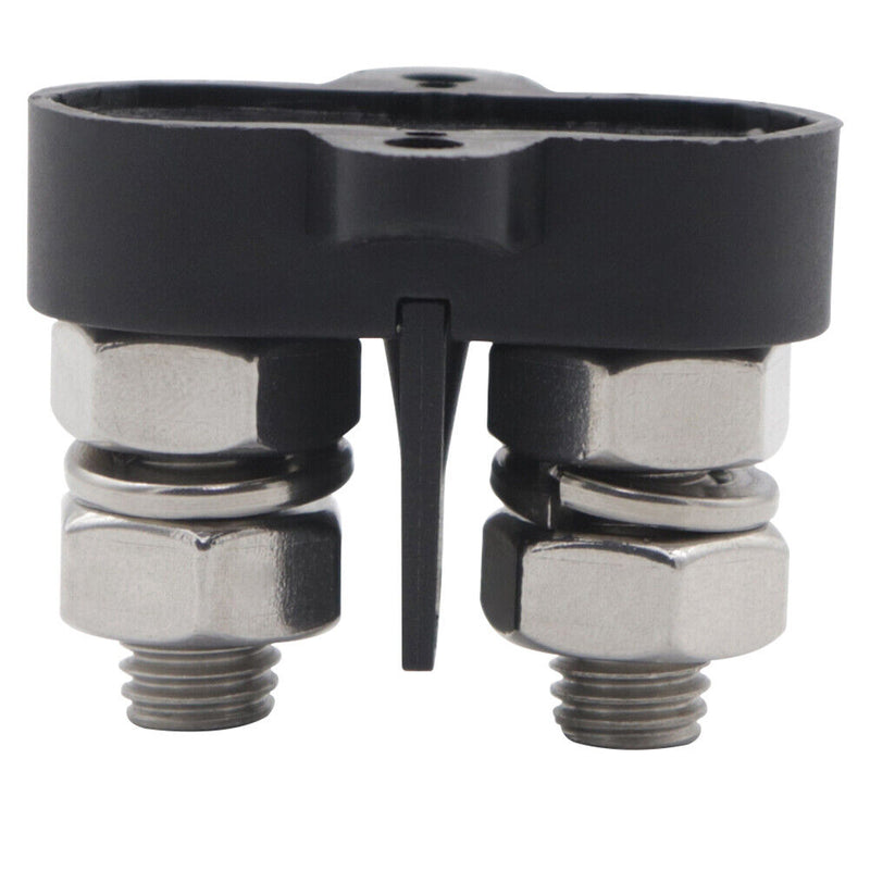Heavy Duty M10+M8 Power Cable Distribution Stud 5/16 inch Bus Bar Terminal Bl