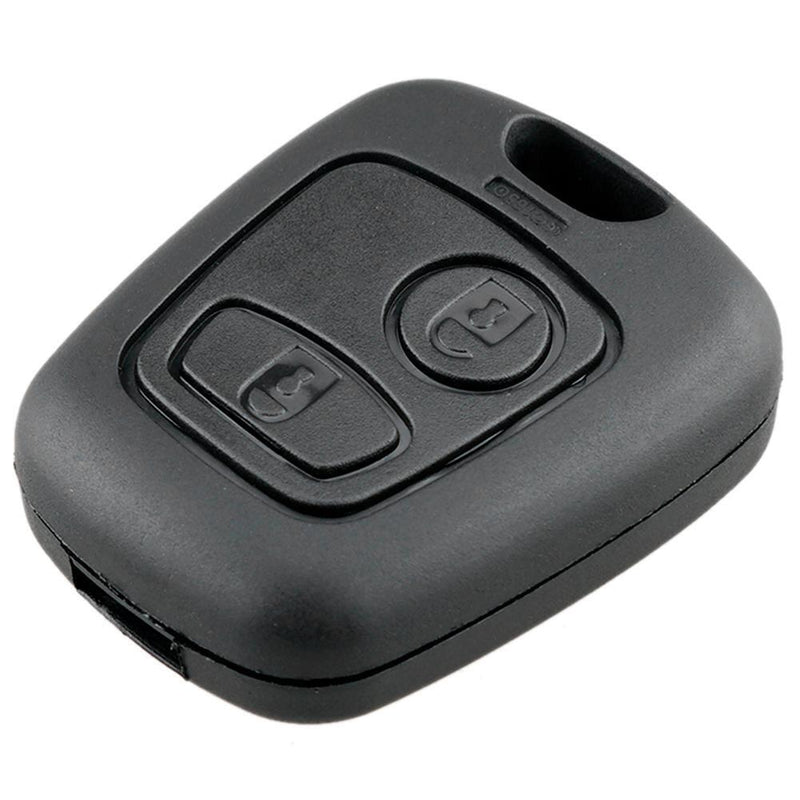 2 Buttons Remote Control Car Car Keychain Car Case Blank Key Shell For