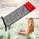 Floating Water Hammock Lounger Swimming Pool Chair Bed Net Cover (Red) Newly