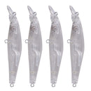 10pcs 8.9cm 12g Artificial Fishing Lure Transparent Embryo Body Hard Baits Set