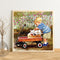 Frameless Oil Paint By Numbers Boy Car DIY Canvas Picture Craft for Home