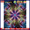 5D DIY Diamond Painting Fractal Art Full Round Drill Mosaic Rhinestone Pictur