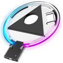 Adjustable RGB Base LED Light Stand Vertical Holder for PS5 Host Game Console