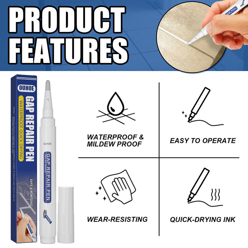 Caulking Finisher Seam for Grout Tile Wall Brick Corner Easy Construction