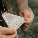 Folding Coffee Filter-Stainless Steel Coffee Powder Stand for Picnic Hiking