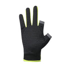 5pcs 2 Cut Finger Fishing Anti-slip Breathable Cycling Gloves (Green)