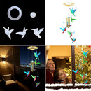 Epoxy Silicone Mold Set Hummingbird Wind Chime Mold with Craft Supplies Newly