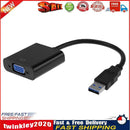 USB to VGA Adapter 1080P Multi-Display Video Graphics Card Converter Cable Newly