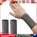 Elastic Wristband Summer Ice Silk Sport Cycling Wrist Brace (Grey 12cm) Newly