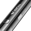 LED Flashlight 280LM Bright USB 3 Mode Outdoor Home Camping Torch (Black) Newly