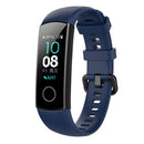 Silicone Wrist Strap Band w/Buckle for Huawei Honor Band 5/4 (Dark Blue) Newly