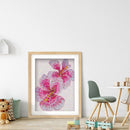 5D Special Shaped Crystal Pink flower DIY Full Drill Diamond Painting