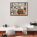 11CT Full Cross Stitch Bless Our Home Counted DIY Wall Crafts Home Decorations